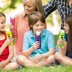 Personalisierte Multicolor Buntstifte Eiszapfenhalter mit Namen Sommerurlaub Strand Party Geschenk für Kinder