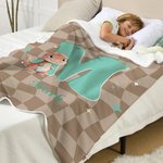 Henkilökohtainen hevonen fantasia yksisarvinen söpö eläin pehmeä heittää peitto nimi ja alkuperäiset syntymäpäivä joululahja pojille tytöille