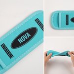 Personalisierte Multicolor Buntstifte Eiszapfenhalter mit Namen Sommerurlaub Strand Party Geschenk für Kinder