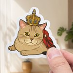 Personalized Rendering Cartoon Art Style Photo Waterproof Label Stickers with Text Gathering Party Birthday Christmas Gift for Family Friends