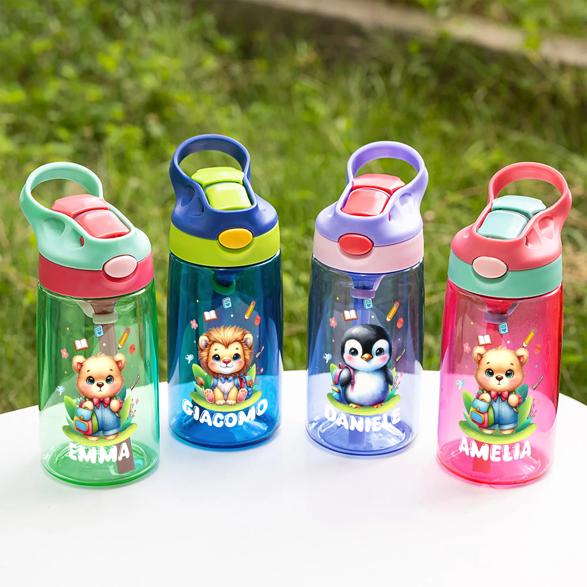 Cannuccia Per Bottiglia Verde – Accessorio In Plastica Alimentare Riutilizzabile, Adatto A Tutte Le Bottiglie Standard, Lunghezza 15 Cm, Lavabile In Lavastoviglie