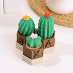 Gepersonaliseerd 3D geprint Mini Cactus Clicky Fidget Speelgoed met initiaal Stress Hulpmiddel Bureau Metgezel Verjaardagscadeau voor plantenliefhebbers ADHD Volwassenen