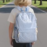 Personalisierte Multicolor Cord Kleinkind Schultasche mit gestickten Namen Geburtstag zurück zu Schule Geschenk für Kinder Kleinkinder