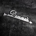 Gepersonaliseerde 3D Hoogglans Boogschieten Naam Waterdicht Herbruikbare Motorfiets Badgesticker Verjaardag Teamcadeau voor Motorrijders