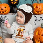 Personalized Cute Halloween Costume Cartoon Character Baby Romper with Name 1st Halloween Gift for Baby New Parents