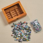 Personalised Anxiety Relief Wooden Miniature Bookshelf with Text and Mini Books Home Library Decor Birthday Gift for Book Lovers