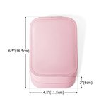 Marsupilami de cola larga personalizado Joyero de piel de PU con nombre y espejo LED ajustable Regalo de cumpleaños para niñas | Callie × Marsupilami