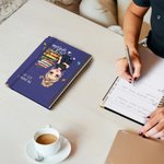 Planner 2026 personalizzato con personaggio in stile cartone animato con pagine settimanali e mensili regalo di compleanno per famiglia