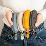 Personalised Cross Multicolour Mini PU Leather Coin Handbag Rosary Bag with Name Birthday Religious Baptism Gift for Christians Catholic