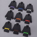 Personalisierte Multicolor Gürtel Taekwondo Jacke Stud Dangle mit Ohrringen Display-Karte Geburtstag Spiel Tag Geschenk für Kampfkunst Karate Liebhaber