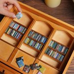 Personalised Anxiety Relief Wooden Miniature Bookshelf with Text and Mini Books Home Library Decor Birthday Gift for Book Lovers