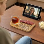 Personalized Clapperboard Board/Tray with Movie Lines Name and Date Daily Use Tea Party Birthday Gift for Cooking Lovers Tea Enthusiasts