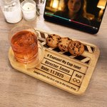 Personalized Clapperboard Board/Tray with Movie Lines Name and Date Daily Use Tea Party Birthday Gift for Cooking Lovers Tea Enthusiasts