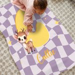 Henkilökohtainen hevonen fantasia yksisarvinen söpö eläin pehmeä heittää peitto nimi ja alkuperäiset syntymäpäivä joululahja pojille tytöille