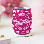 Personalizzato Come On Let's Go Party 12 oz Wine Tumbler con Hot Pink Fashion Style Color per compleanno Natale Addio al nubilato regalo