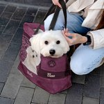 Bolsa grande personalizada con patrón retro 1-3 fotos de animal y nombre regalo de cumpleaños para dueña de perro y amantes de los animales