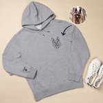 Personalized Embroidered Pet Photo Multicolor T-shirt Sweatshirt Hoodie with 1-2 Names Daily Wear Birthday Pet Memorial Gift for Pet Lover Owner