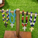 Personalized Magnetic Sparkle Rhinestone Beaded Baseball or Softball Cross Necklace with Number Game Day Birthday Gift for Ball Game Lovers