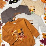 Personalized Cute Halloween Costume Cartoon Character Baby Romper with Name 1st Halloween Gift for Baby New Parents