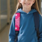 Personalized Medical Alert Title Soft Seat Belt Cover with Name and Text Car Accessories Autism Awareness Day Gift for Autistic Kids Parents