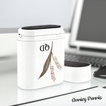 Personalised Birth Flower Name Portable Stamp Daily Use Birthday Gift for Business Partners Friends Family