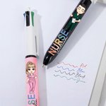 Personalised Cartoon Doctor Nurse Character 2026 Planner A5 Spiral Notebook Pen with Name Nurse Week Appreciation Gift for Medical Staff