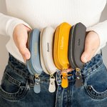 Personalisierter Mehrfarbiger Kleiner PU Leder Münzbeutel Geldbörse Kosmetiktasche mit Namen Alltag Reisen Zubehör Geburtstag Geschenk für Damen