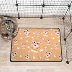 Tapis d'éveil personnalisé pour chien et chat avec nom Activités d'extérieur Repos d'intérieur Cadeau d'anniversaire pour les propriétaires d'animaux de compagnie.