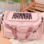 Personalized Wicked-Inspired Name Travel Bag with Shoulder Strap Multiple Compartments Birthday Christmas Gift for Girls Wicked Fans Travel Lovers