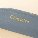 Personalisierter Mehrfarbiger Kleiner PU Leder Münzbeutel Geldbörse Kosmetiktasche mit Namen Alltag Reisen Zubehör Geburtstag Geschenk für Damen