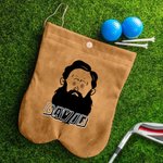 Personalised Comic Style Avatar Golf Ball Bag Sack with 2 Golf Balls Golf Accessories Birthday Gift for Golfer Golf Player