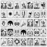 Personalized Tarot Skull T-shirt Hoodie with Text Halloween Party Gift for Family Friends