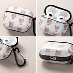 Personalised Multicolor Paw Print Name Earphone Case with 1-4 Photos for AirPods 1/2/3/4/Pro/Pro 2 Samsung Galaxy Buds Birthday Gift for Pet Lovers