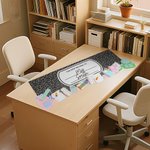 Personalized Funny Composition Book Design Waterproof Desktop Decorative Stickers with Title and Surname Back to School Birthday Gift for Teacher