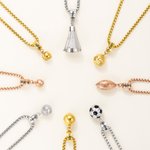 Gepersonaliseerde Voetbal Ketting met Naam Verfijnde Sieraden Jubileum Verjaardag Wedstrijddagcadeau voor Spelers Sportliefhebbers