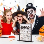 Personalized Our Bootiful Family 2-12 Ghosts Wooden Sign with Engraved Name Home Decor Halloween Gift for Family Friends