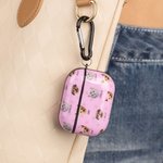 Personalised Multicolor Paw Print Name Earphone Case with 1-4 Photos for AirPods 1/2/3/4/Pro/Pro 2 Samsung Galaxy Buds Birthday Gift for Pet Lovers