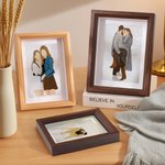 Personalized Art Embroidery Photo Frame Desk Decor Anniversary Birthday Wedding Christmas Gift for Family Friends