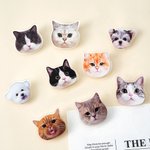 Personligt akrylfoto av husdjursansikte Magnetiskt clips Födelsedag Jul Jubileum Present till husdjursägare