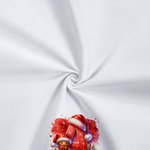 Serviette de Table en Coton Personnalisée avec Nom Initiale et Motif Mignon Cadeau de Noël pour les Enfants la Famille et les Amis