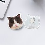 Personligt akrylfoto av husdjursansikte Magnetiskt clips Födelsedag Jul Jubileum Present till husdjursägare