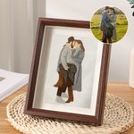 Personalized Art Embroidery Photo Frame Desk Decor Anniversary Birthday Wedding Christmas Gift for Family Friends
