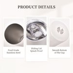 Personalized Wicked-Inspired Insulated 20 oz Skinny Tumbler with Straw and Name Birthday Christmas Gift for Girls Wicked Fans