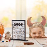 Personalized Our Bootiful Family 2-12 Ghosts Wooden Sign with Engraved Name Home Decor Halloween Gift for Family Friends