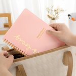 Personalized Multicolor Name Spiral A5 Notebook with Weekly Planner Pages Teachers' Day Birthday Gift for Teachers Friends