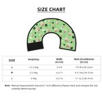 Personligt djurfoto fiskben tassavtryck Justerbart Elizabeth skyddande halsband djursjukhusvård födelsedagspresent för djurägare älskare