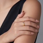 Personalized Heart Birthstones Zircon Twisted Band Ring with Engraved Name and Text Dainty Jewelry Birthday Anniversary Gift for Women