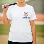 Gepersonaliseerde Sportbal Boog Multicolor T-shirt Sweatshirt Hoodie met Geborduurde Tekst Verjaardag Verjaardag Gift voor Vrouwen Sportliefhebbers