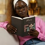 Personalised Sunflower Black Girl Bible Faith A5 Lined Notebook and Pencil Set with Name Birthday Christmas Gift for Black Christian Woman