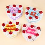 Personalized Heart-Shaped Cherry Cake Jewelry Box with Text and Mirror Room Decor Birthday Anniversary Gift for Women Girls